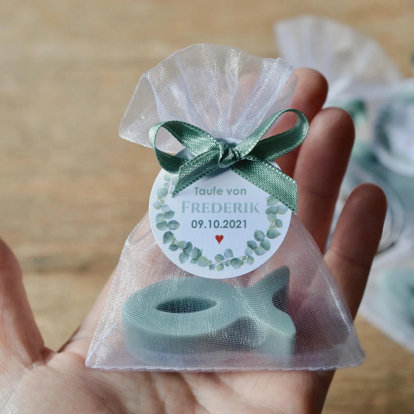 Gastgeschenke FISCH Seife blau