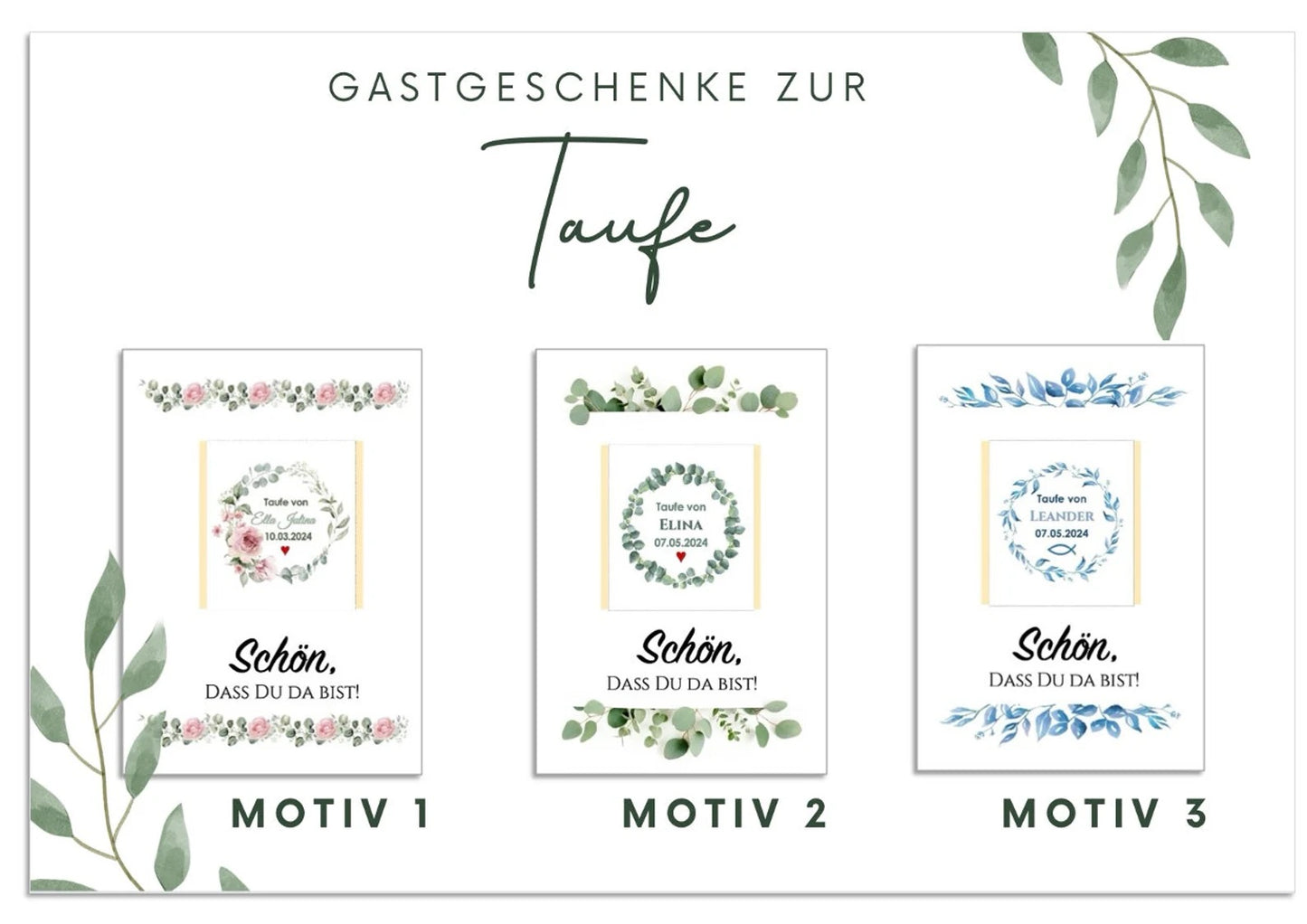 Gastgeschenk - personalisierte Schokolade