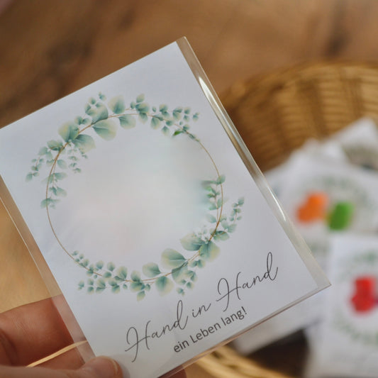 DIY SET: Kärtchen mit Personalisierung (einheitlich) + Tütchen