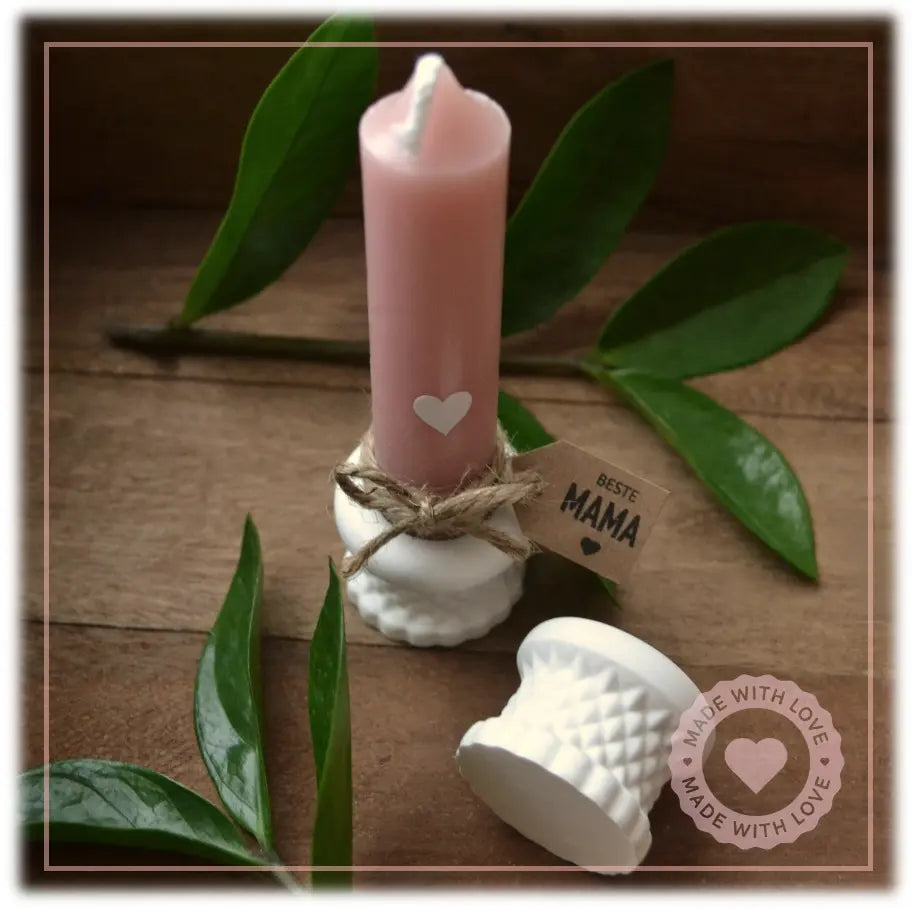 Kerzenhalter HERZ Velvet Design - Manufaktur