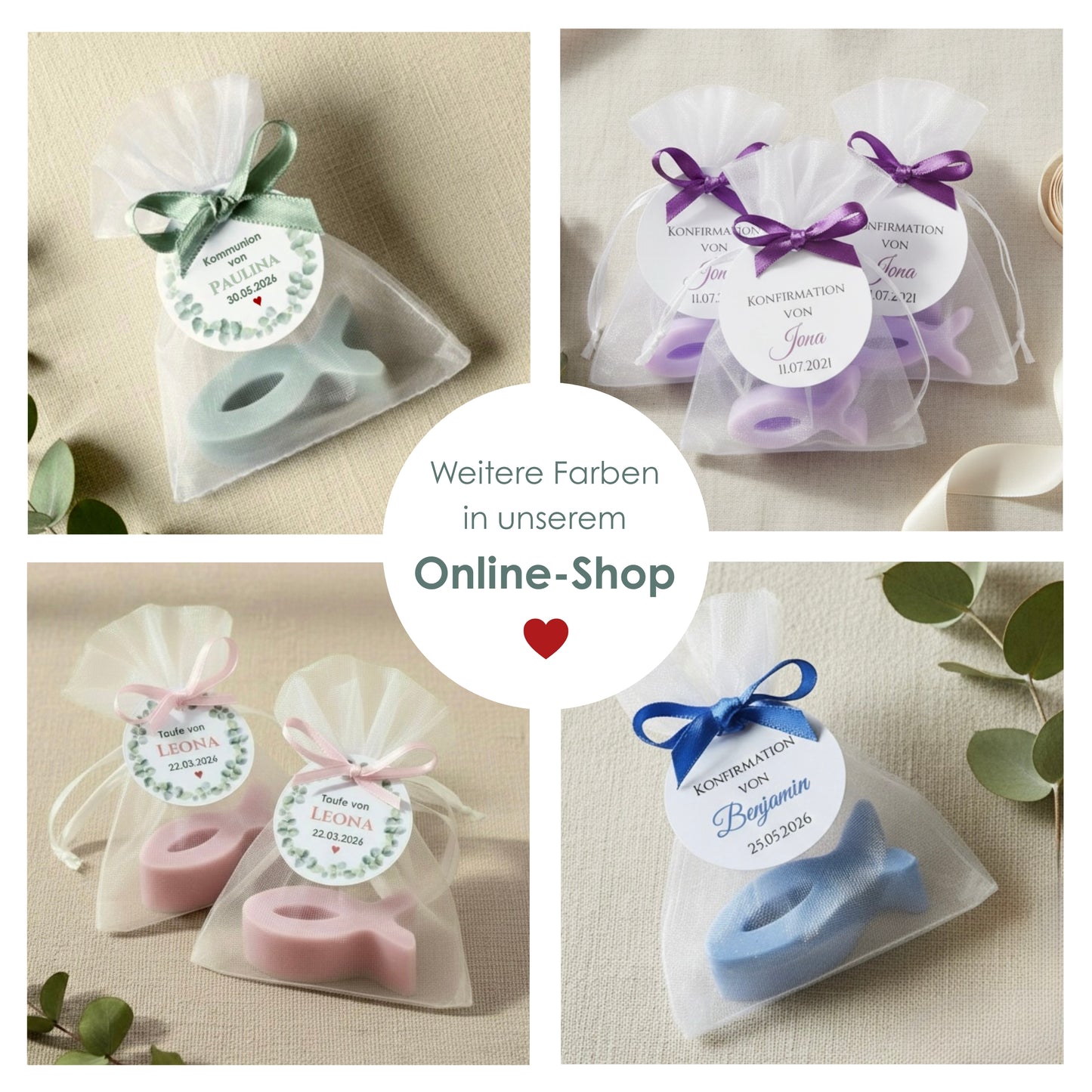 Gastgeschenke FISCH türkis