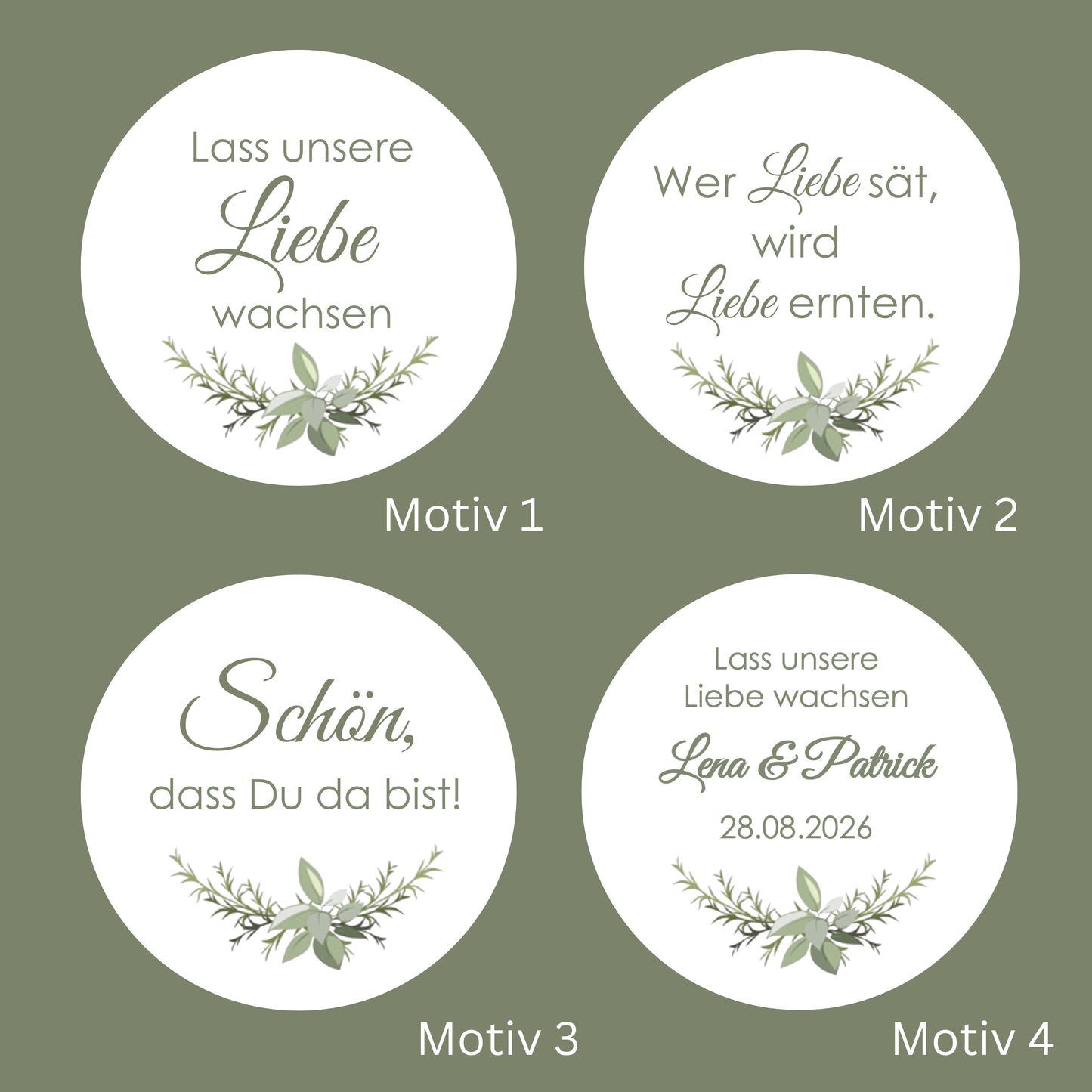 Gastgeschenke Blumensamen Tütchen - Saatgut - Wildblumenmischung