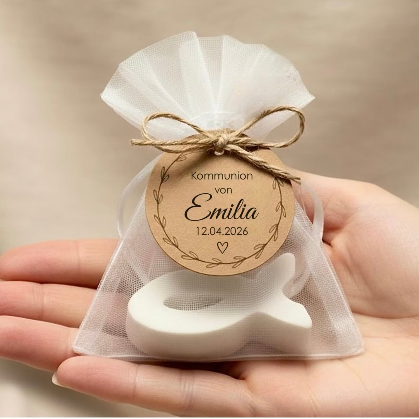 Gastgeschenk Fisch Seife Boho