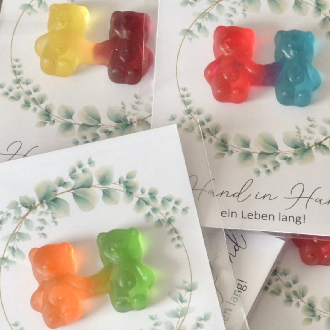 Gastgeschenke zur Hochzeit Bärchen-Pärchen