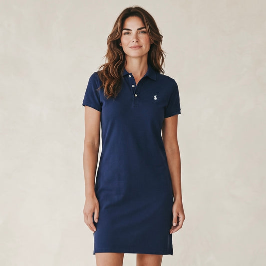 Ralph Lauren Polokleid für Damen in navy | marineblau
